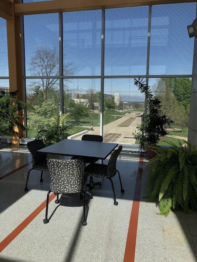 Beautiful Haenicke Hall, where we are hosted