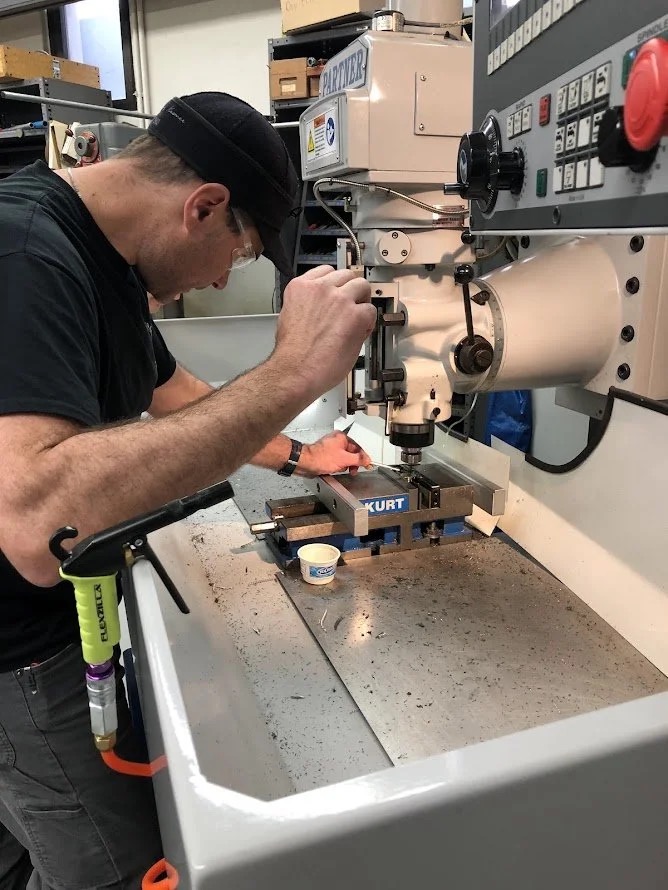 Machine shop supporting stable isotope work