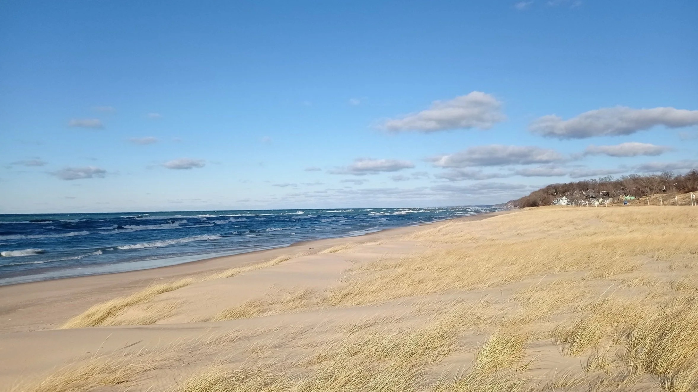 Lake Michigan shoreline near Western Michigan
